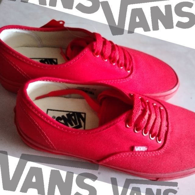 Size 2 red outlet vans