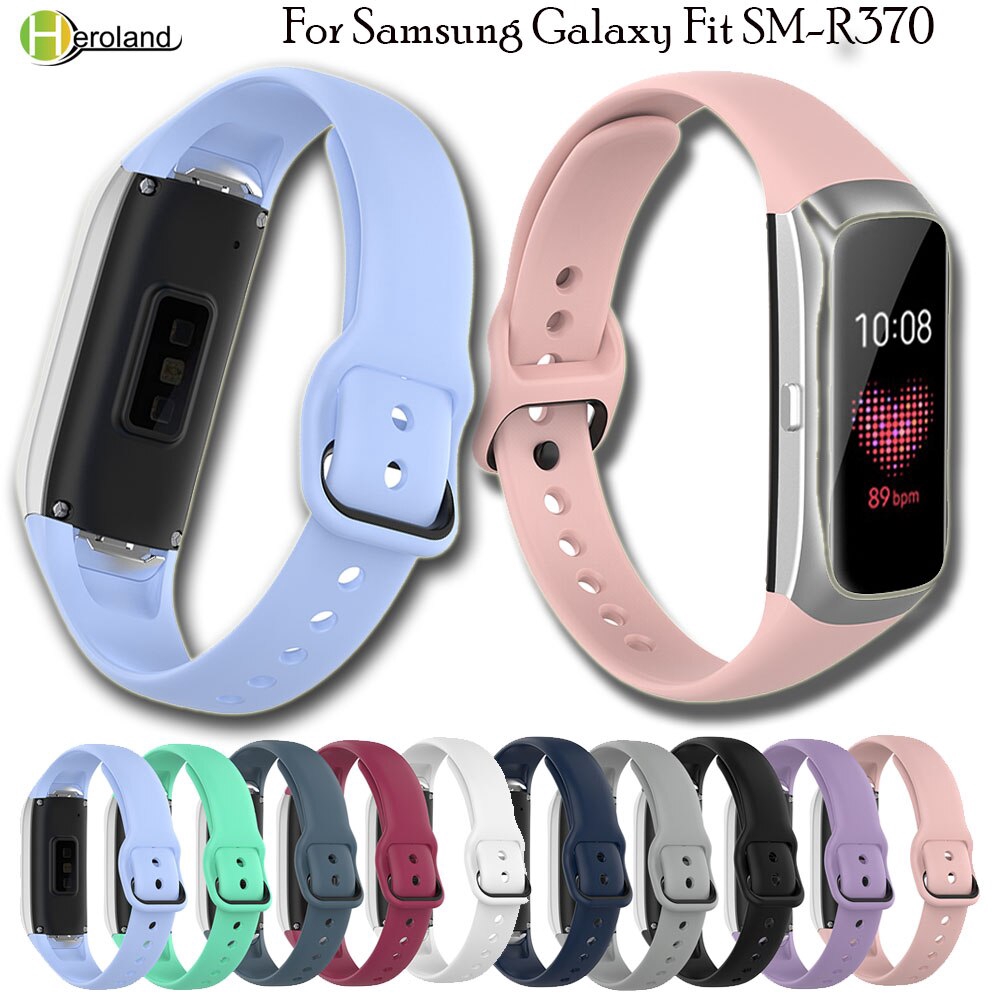 Silicone Replacement Watch Band Wrist Strap For Samsung Galaxy Fit SM ...