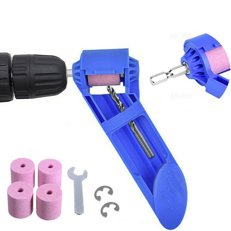 Electrapick 8pcs Portable Drill Bit Sharpener Corundum Grinding Wheel ...