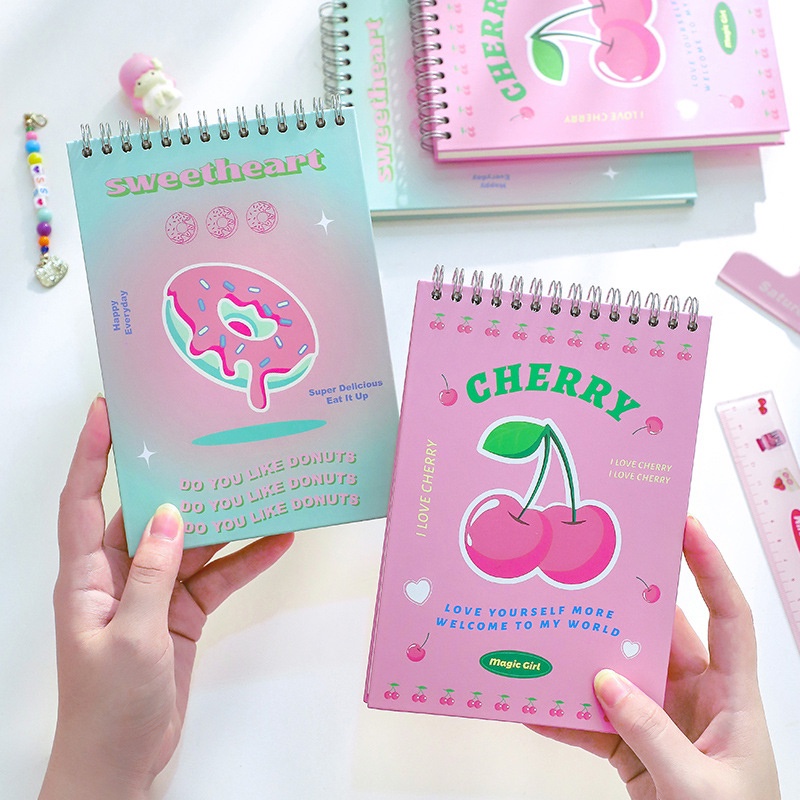 Kawaii coil week planner book 365 days plan month time management ...