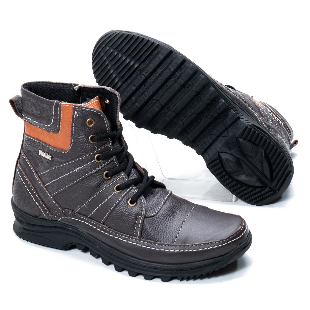 Mudva Touring Boots Genuine Leather Men's Boots Model MVS06 | Shopee ...