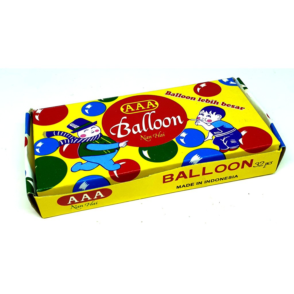 Large AAA Press Balloons - Toothpaste Balloons - Pasta Balloons, 32 pcs ...