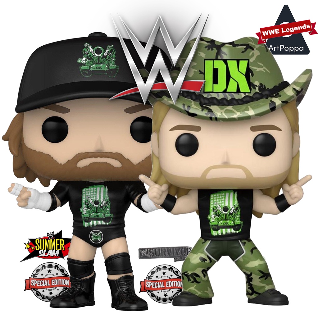 Funko Pop! WWE Shawn Michaels and Triple H DX Special Edition Bundle