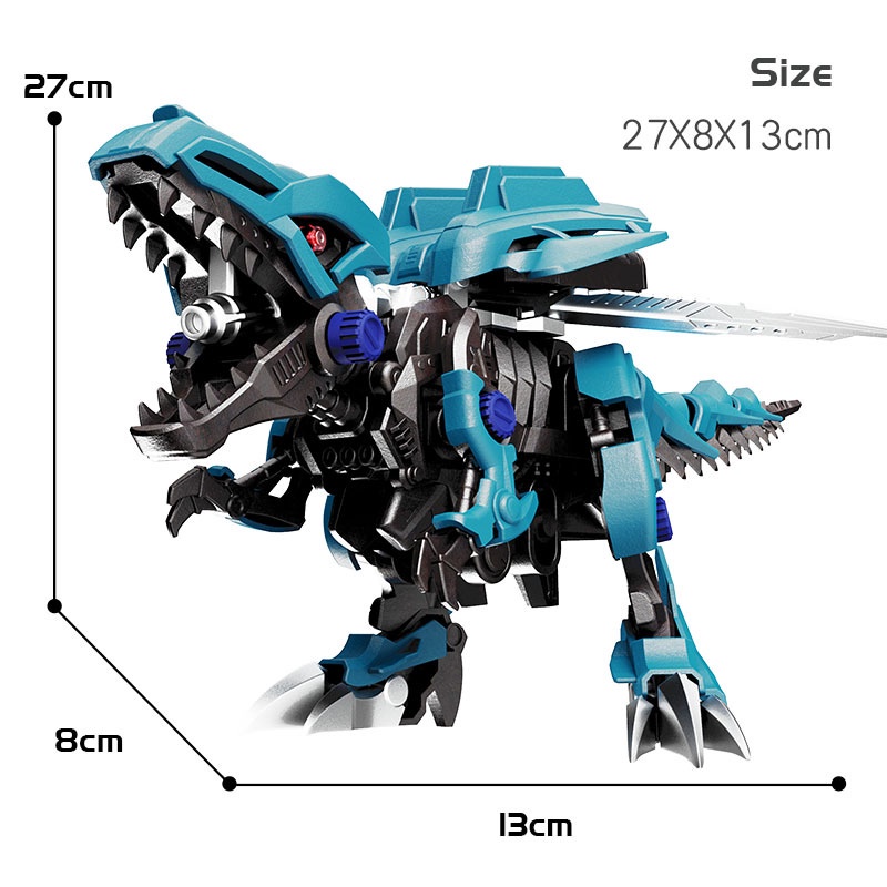 Tyranosaurus / simulated mechanical disassembly model children's puzzle ...