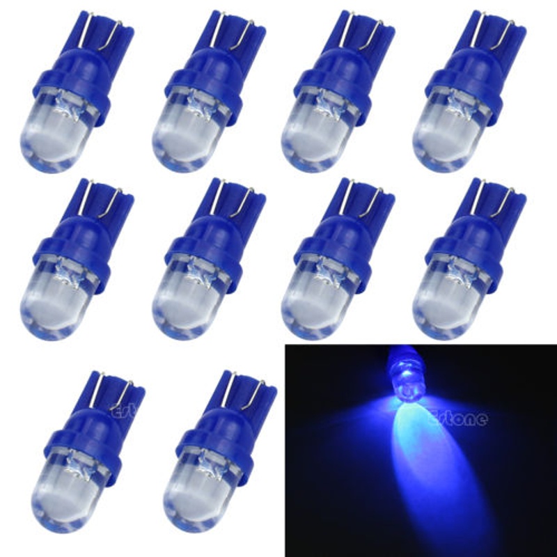 EDB* 10Pcs/Set 12V Vehicle Dashboard Light Assembly Bulbs T10 194 168 ...