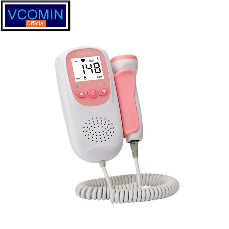 Vcomin Fetal Doppler hand-hold Pocket portable sound Baby heart ...
