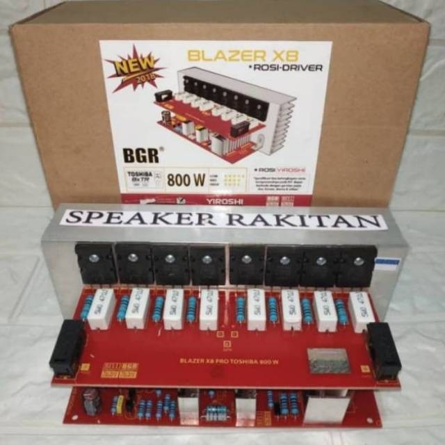 800w BLAZER X8 ROSI-DRIVER Mono Amplifier Power Amplifier Kit | Shopee