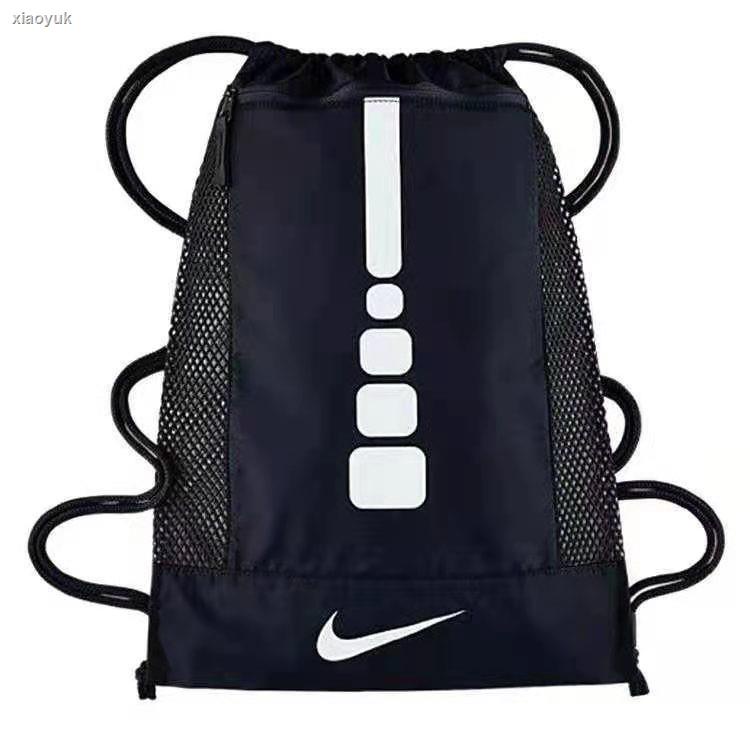 Heavy Duty Nikes Drawstring Bag Sports Gym Training Backpack Buggy