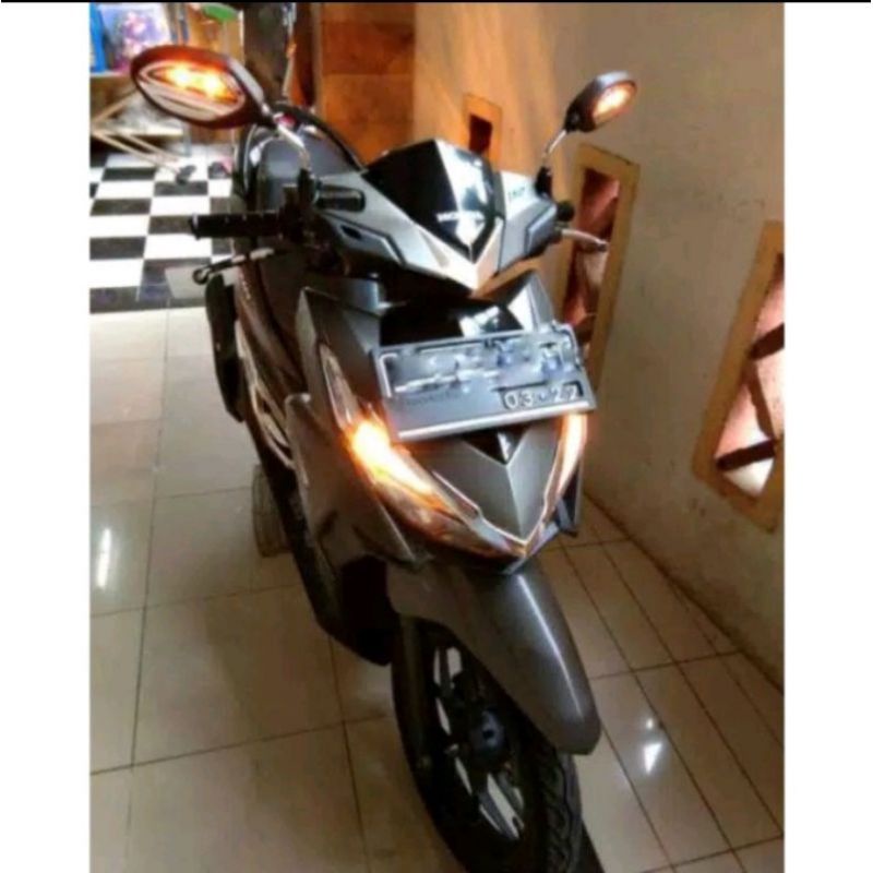 Original HONDA BEAT Click GENIO SPACY LED Mirror | Shopee Philippines