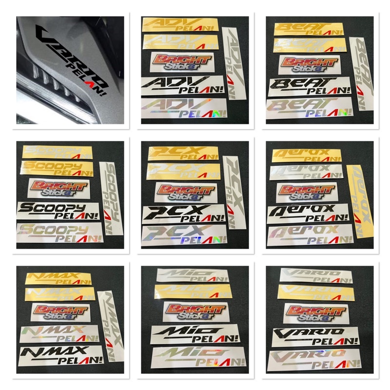 Pcx STICKER NMAX PELAN VARIO PELAN BEAT PELAN ETC CUTTING | Shopee ...