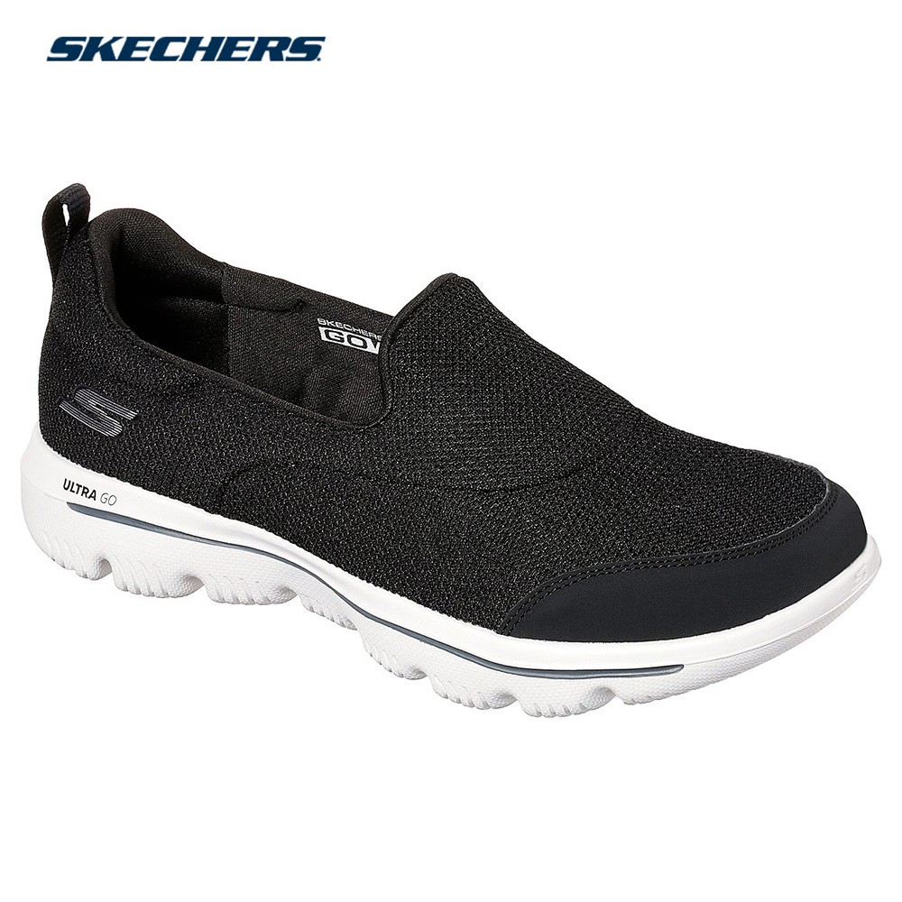 Skechers Women's Footwear Go Walk Evolution Ultra-Rapids 15730-BKW (Black  White)