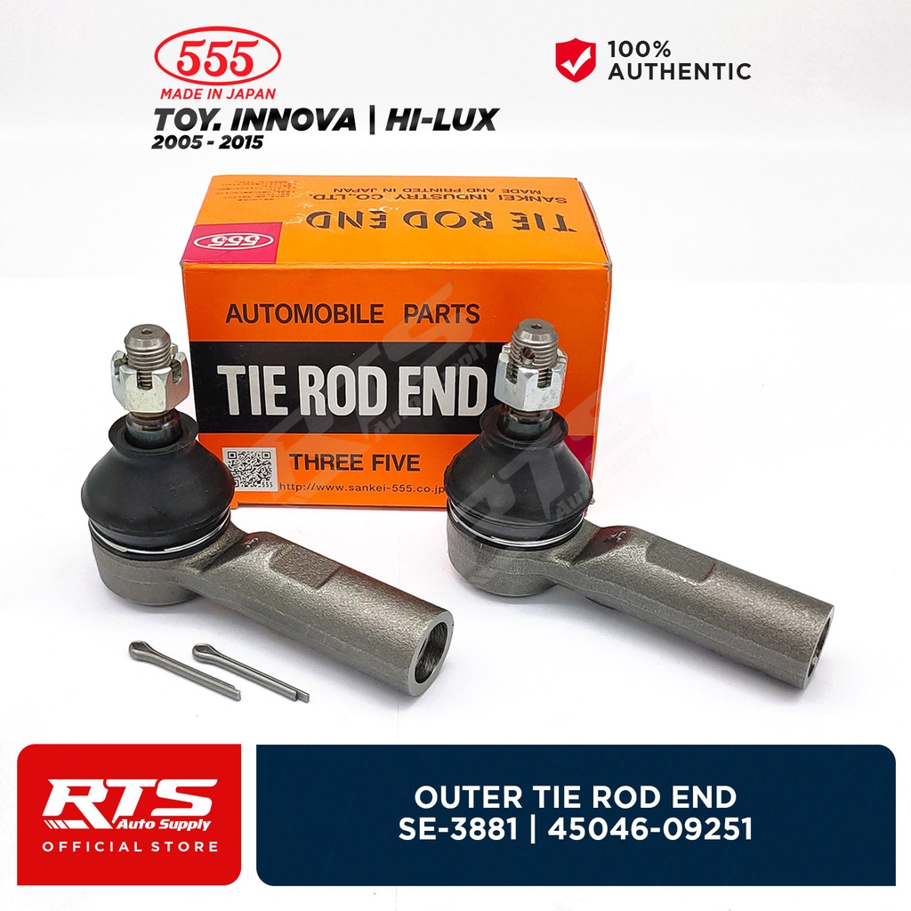 555 Se3881 Outer Tie Rod End For Toyota Innova And Hilux 4x2 2005