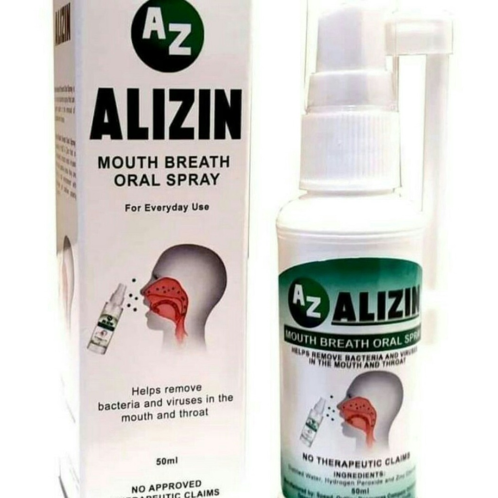 Alizin oral mouth spray FDA Approved and External Disinfectant Spray