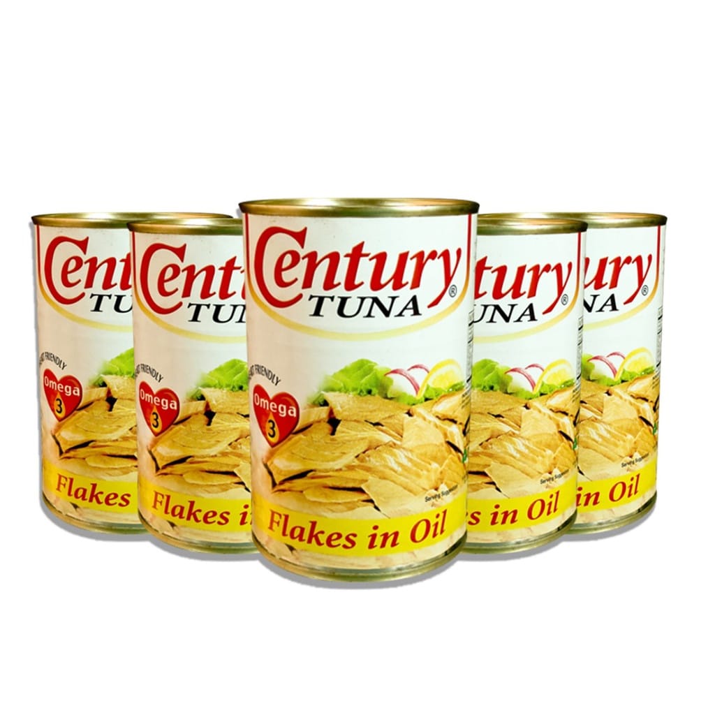 Century Tuna Flakes in oil 155g by 5pcs Shopee Philippines