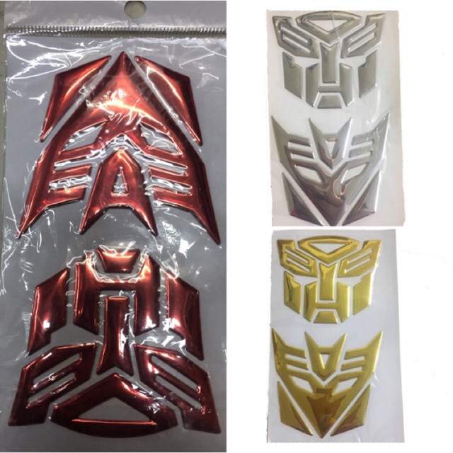 Motorcycle 1 PAIR TRANSFORMER STICKER FOR MOTOR Shopee Philippines