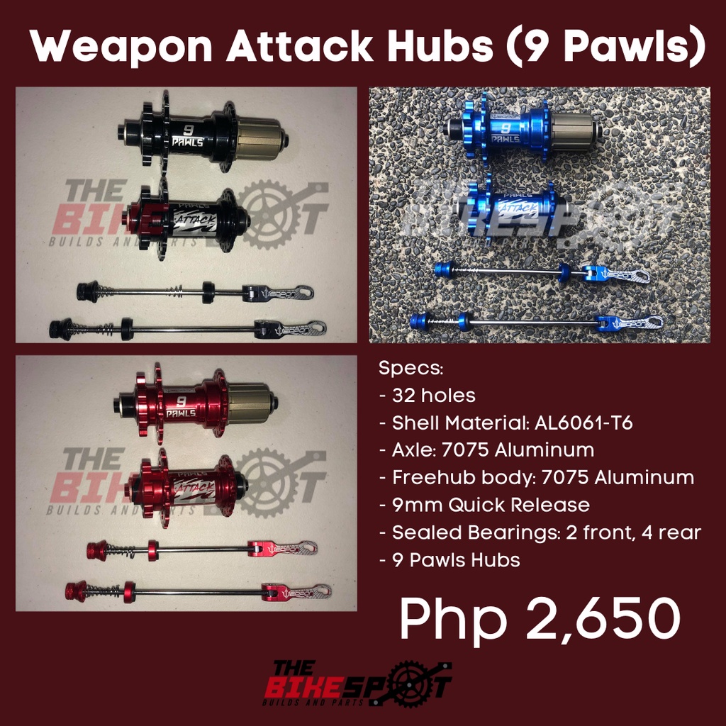 Mtb hub 2025 9 pawls