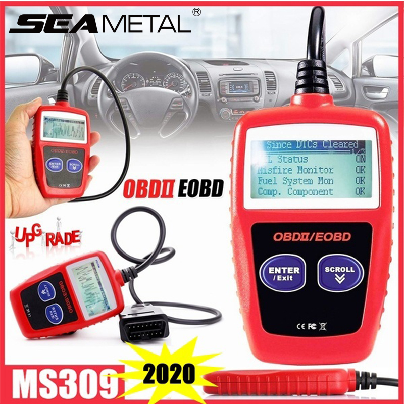 Seametal Car Code Reader Scanner Diagnostic Tool Universal Ms309 Obd2