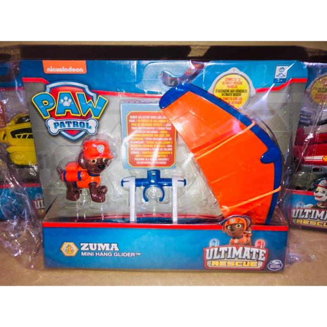 Paw patrol ultimate rescue clearance zuma mini hang glider