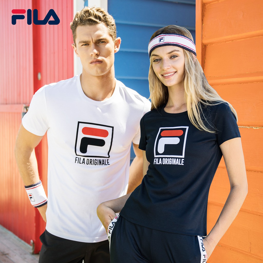 Fila couple on sale t shirt