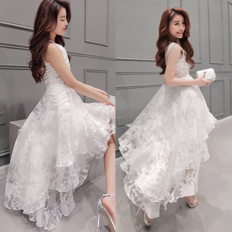 high neckline evening dress Neck Luxurious Elegant Formal Wedding Celebrity Pro Color:Blue Ombre Plus Size Bridal A Features_Cap Toe