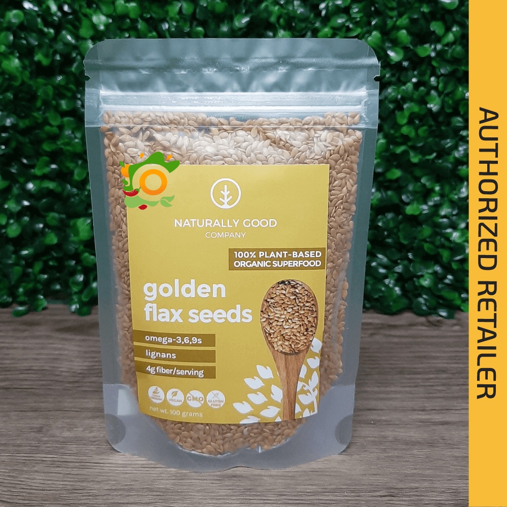 Organic Golden Flax Seeds by Naturally Good Company (100-500g) | Shopee ...