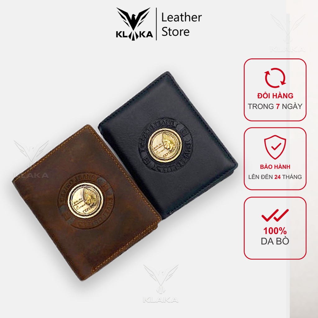 Cefiro Premium Cefiro Cowhide Men'S Leather Wallet Sheika Earl KLAKA ...