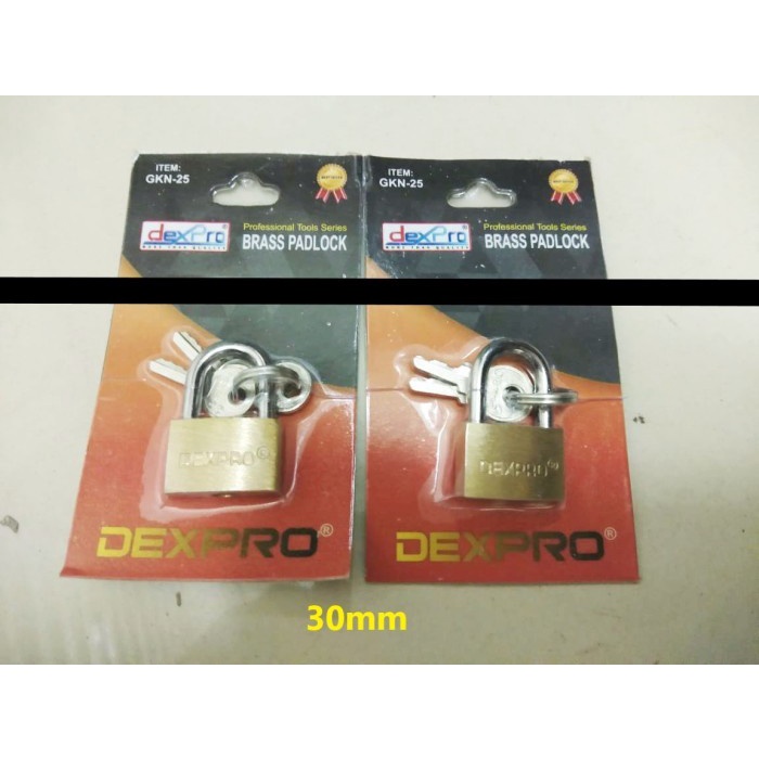 CHY Gem - Small yellow padlock for bags 30 mm suitcase lock DEXPRO ...