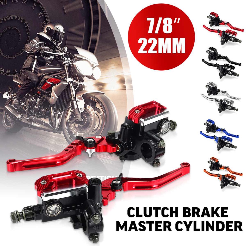 Rcb Brake Master 7/8" 22mm Universal Motorcycle Hydraulic Pump Clutch
