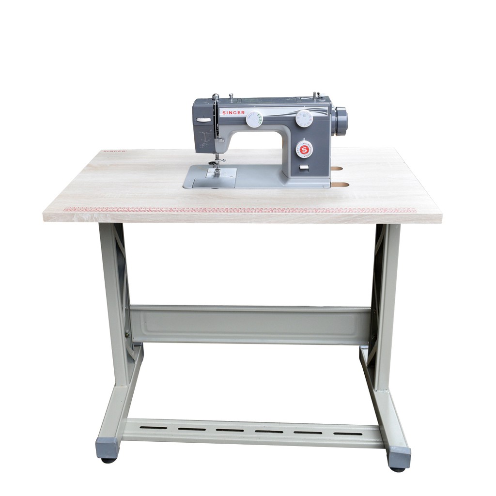 Singer 984 SemiPortable Iron Body Sewing Machine Complete Table And