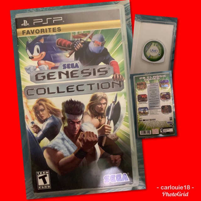 Sega genesis deals classics psp