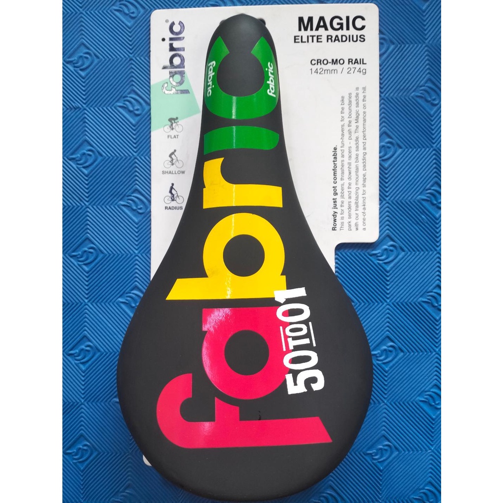 Saddle Fabric MAGIC ELITE RADIUS CRO MO RAIL Shopee Philippines