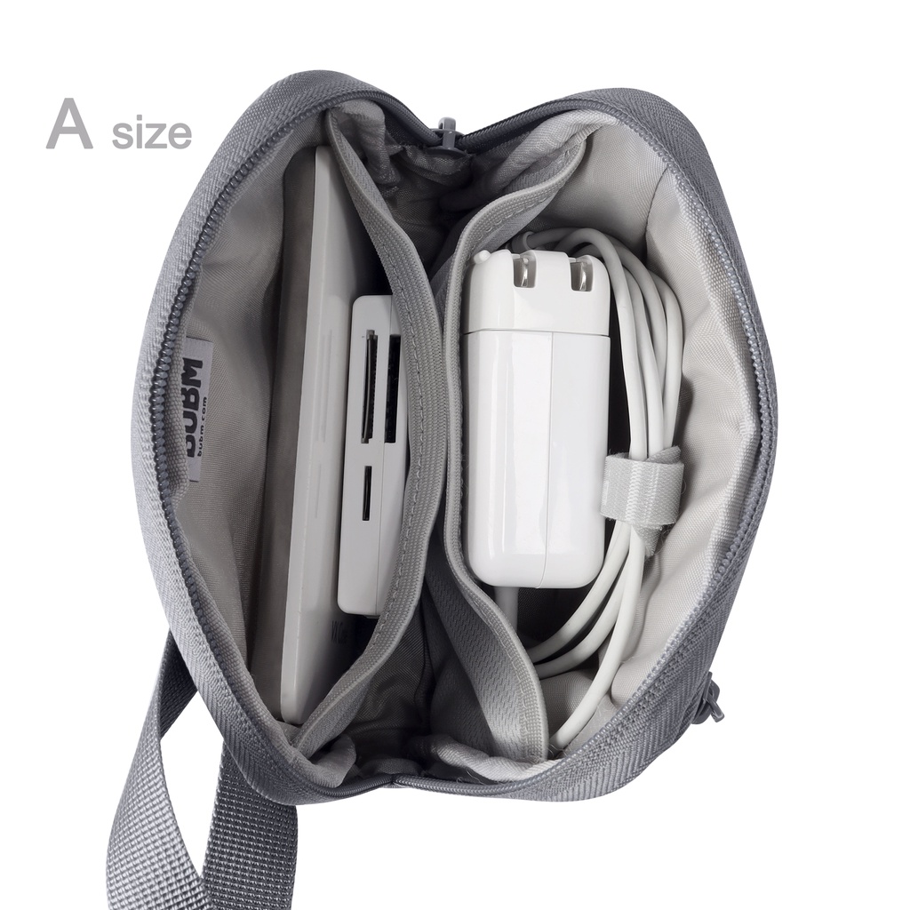 BUBM Portable Travel Cable Organizer Bag Double Layer Electronic ...