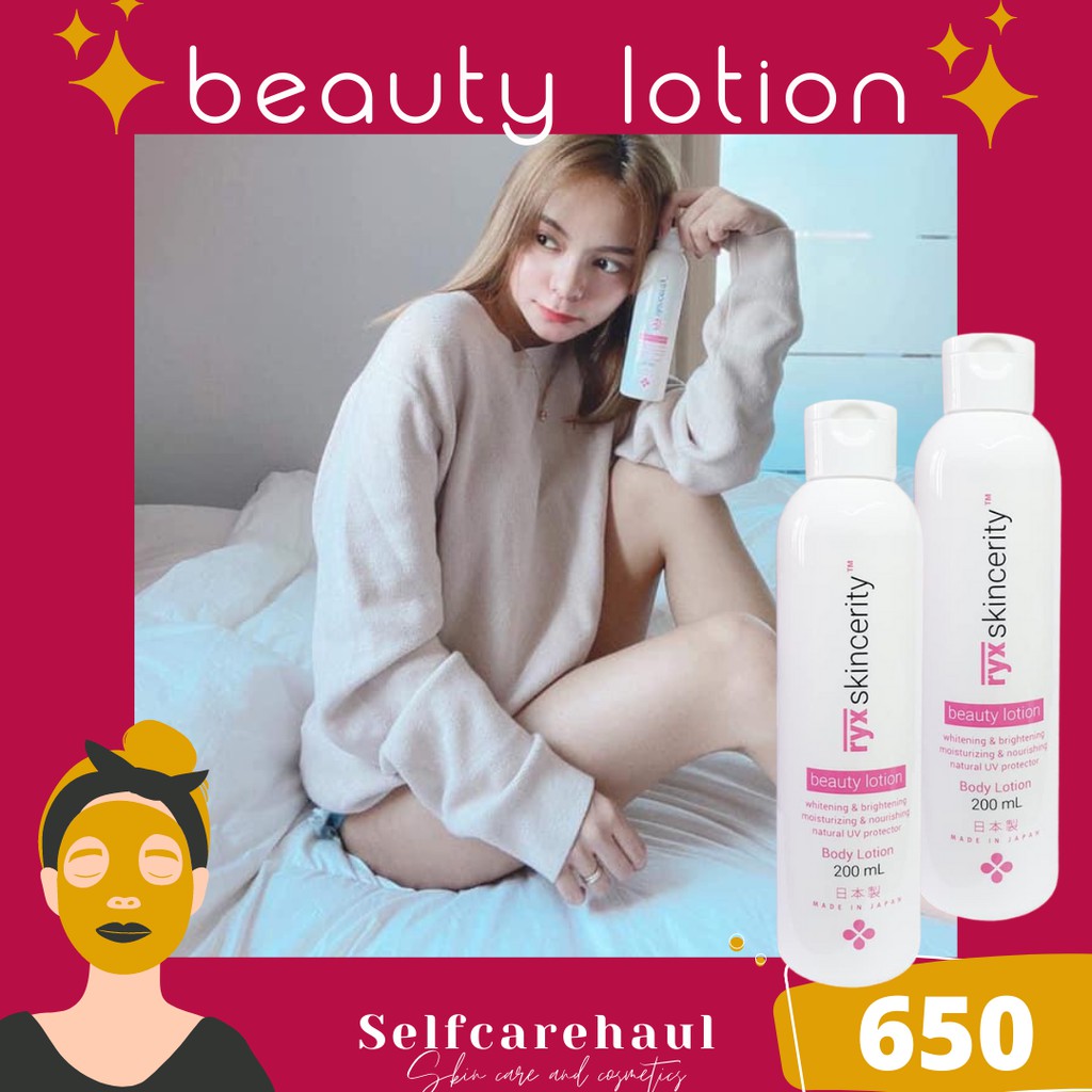 Ryx Beauty and Whitening Lotion for Body | Shopee Philippines