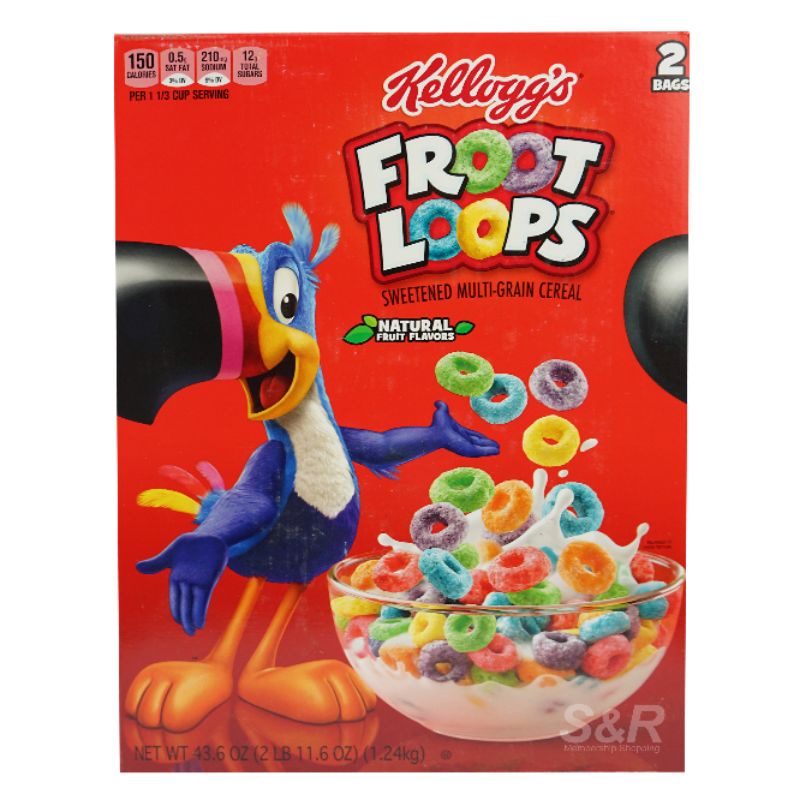 KELLOGG'S Froot Loops 1.24kgs | Shopee Philippines