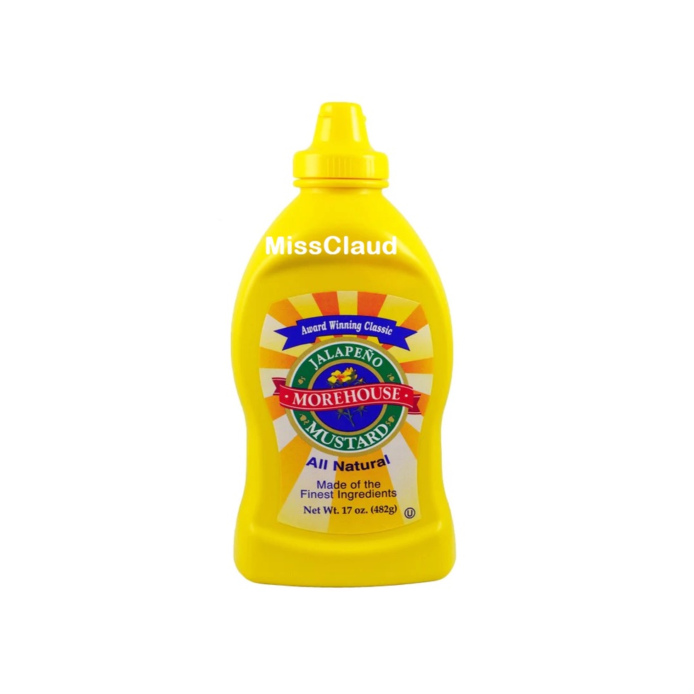 Morehouse Jalapeno Mustard All Natural 482g ( Made in USA ) Shopee
