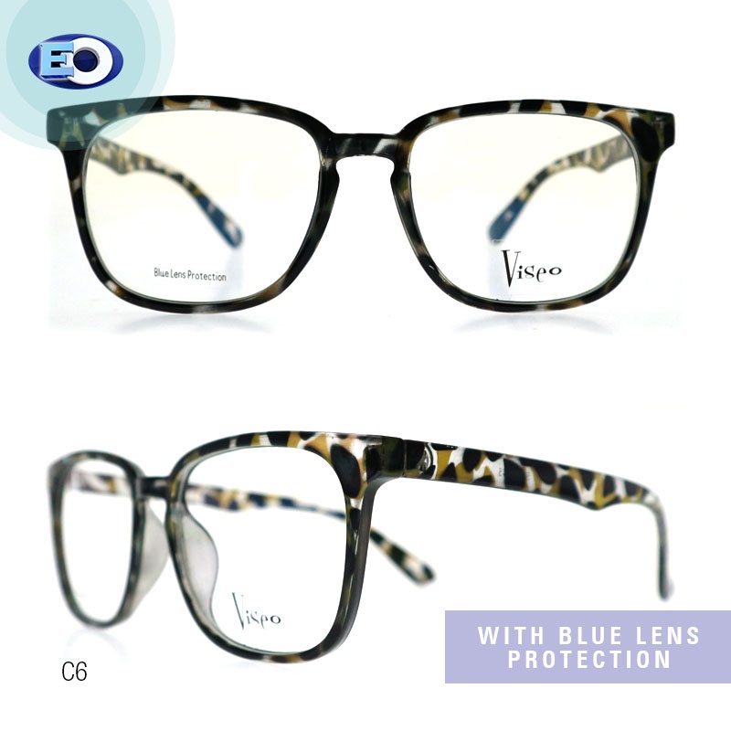 Eo Viseo Vs201230 Non Graded Anti Radiation Eyeglasses For Men And Women Shopee Philippines 7893