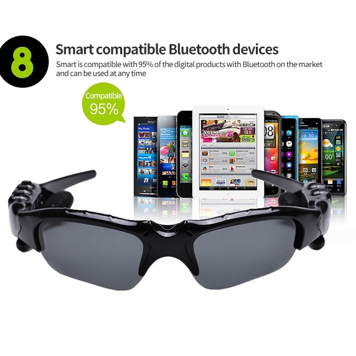 Sprise Fashion Bluetooth Sunglasses Outdoor Smart Glasses High Fidelity Noise Canceling Tws 