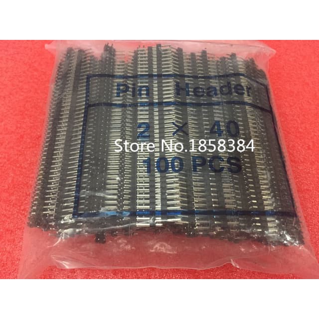 Good Quality Pin Header 2.54mm Male 2x40 Double Connector fish bone ...