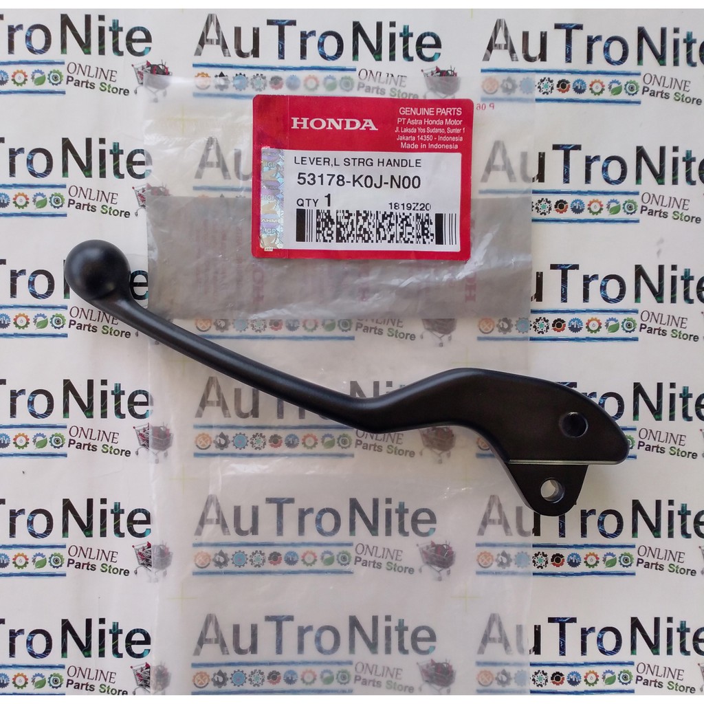 HITAM Lever L Steering Handle Brake Left 53178K0JN00 Black Original