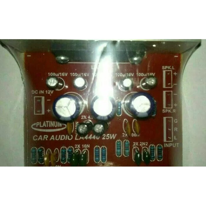 Kit POWER Amp LA4440 STEREO 25W 12V DC amplifier karaoke Music audio