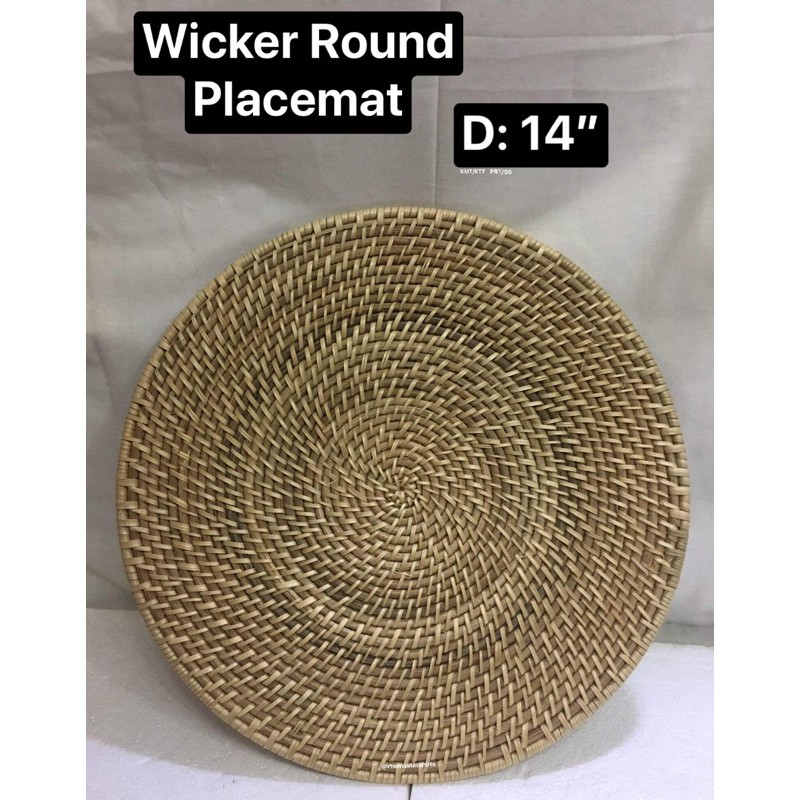 Wicker / Rattan Native Placemats Shopee Philippines