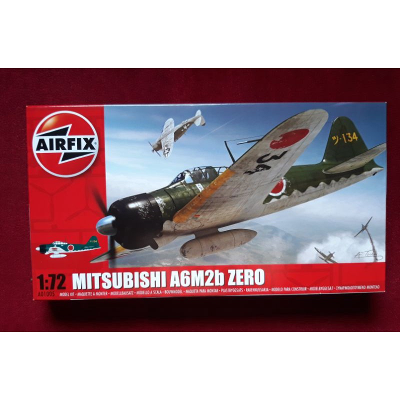 Airfix Hobby Model Kit 1:72 scale A6M2b Zero (Zeke) | Shopee Philippines