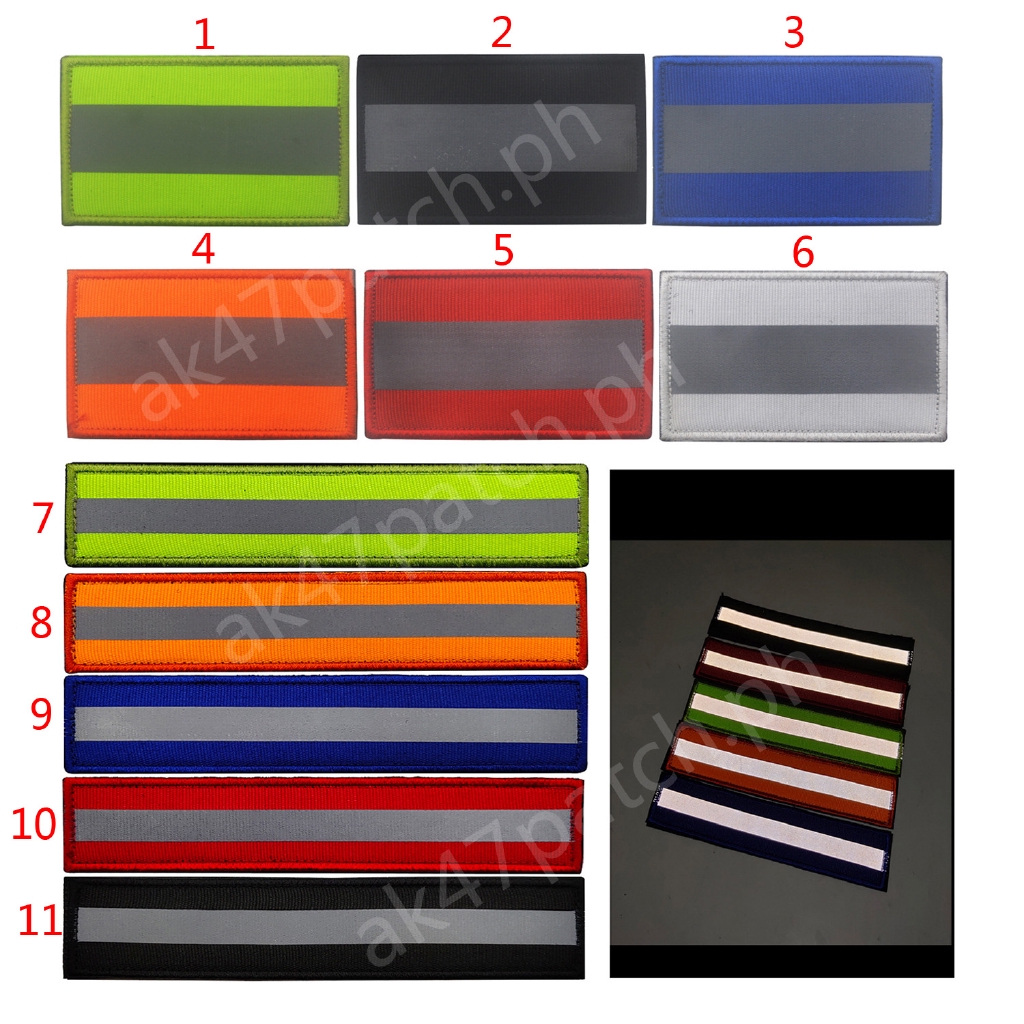 Reflective Fastener Safety Patch Hook Loop Firefighter Rescue Police ...