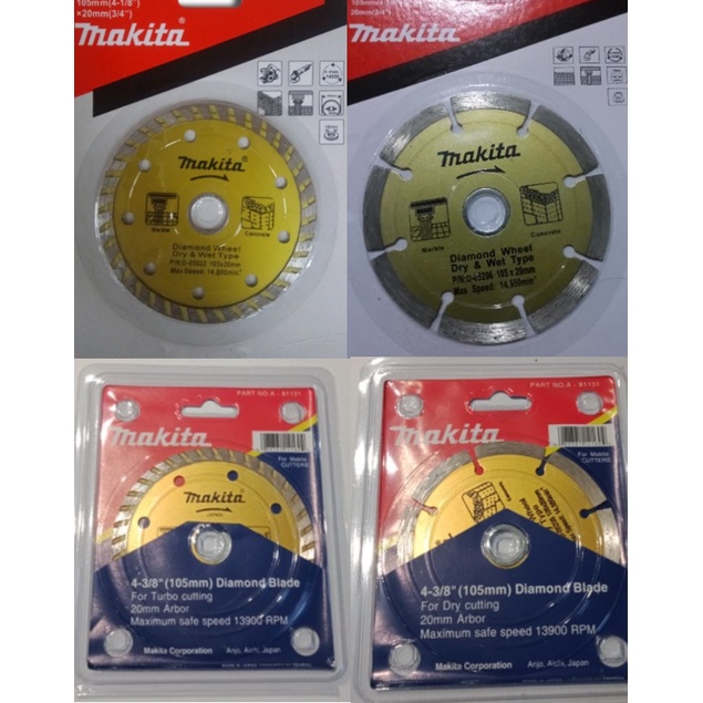 Makita Diamond cutting disc for tiles 4 inches , for angle grinder, 10