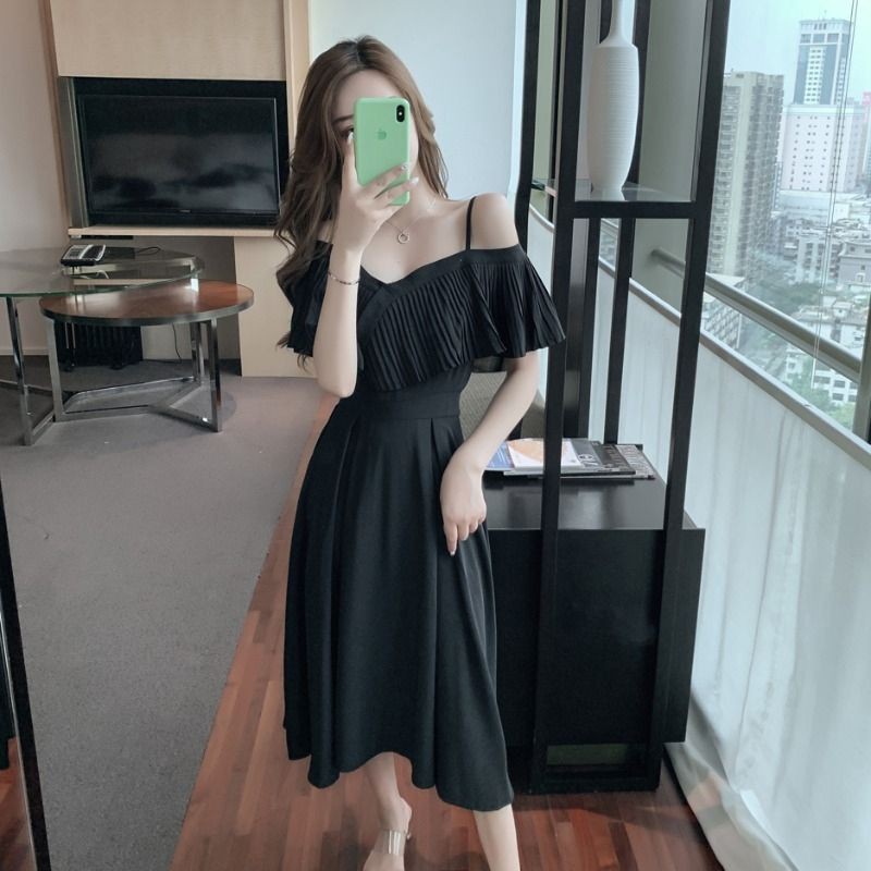 baao Off Shoulder Ruffles Dress for Women | Shopee Philippines