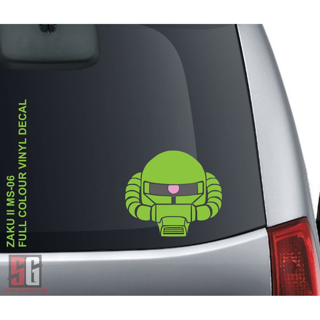 Zaku II MS-06 Sticker | Shopee Philippines