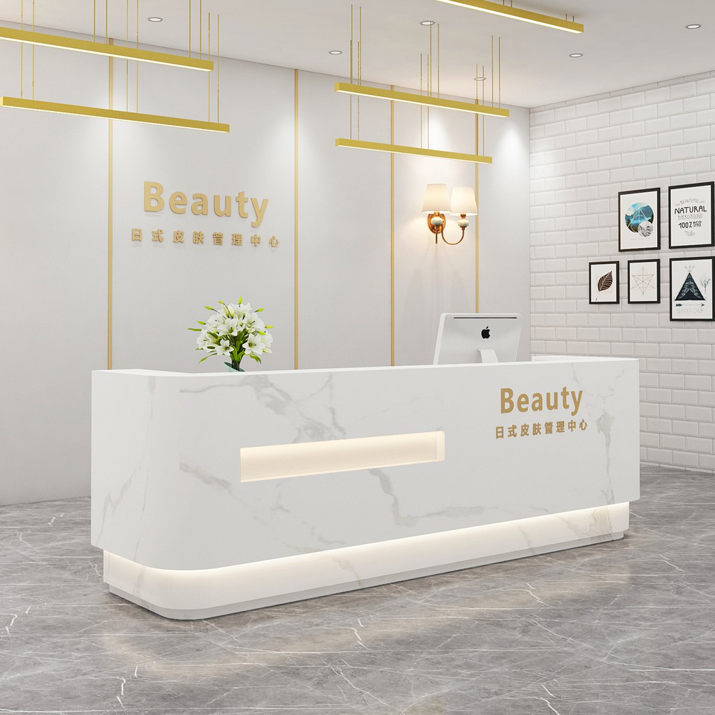 Skin Counter Beauty Salon Bar Counter Cashier Management Simple Hair