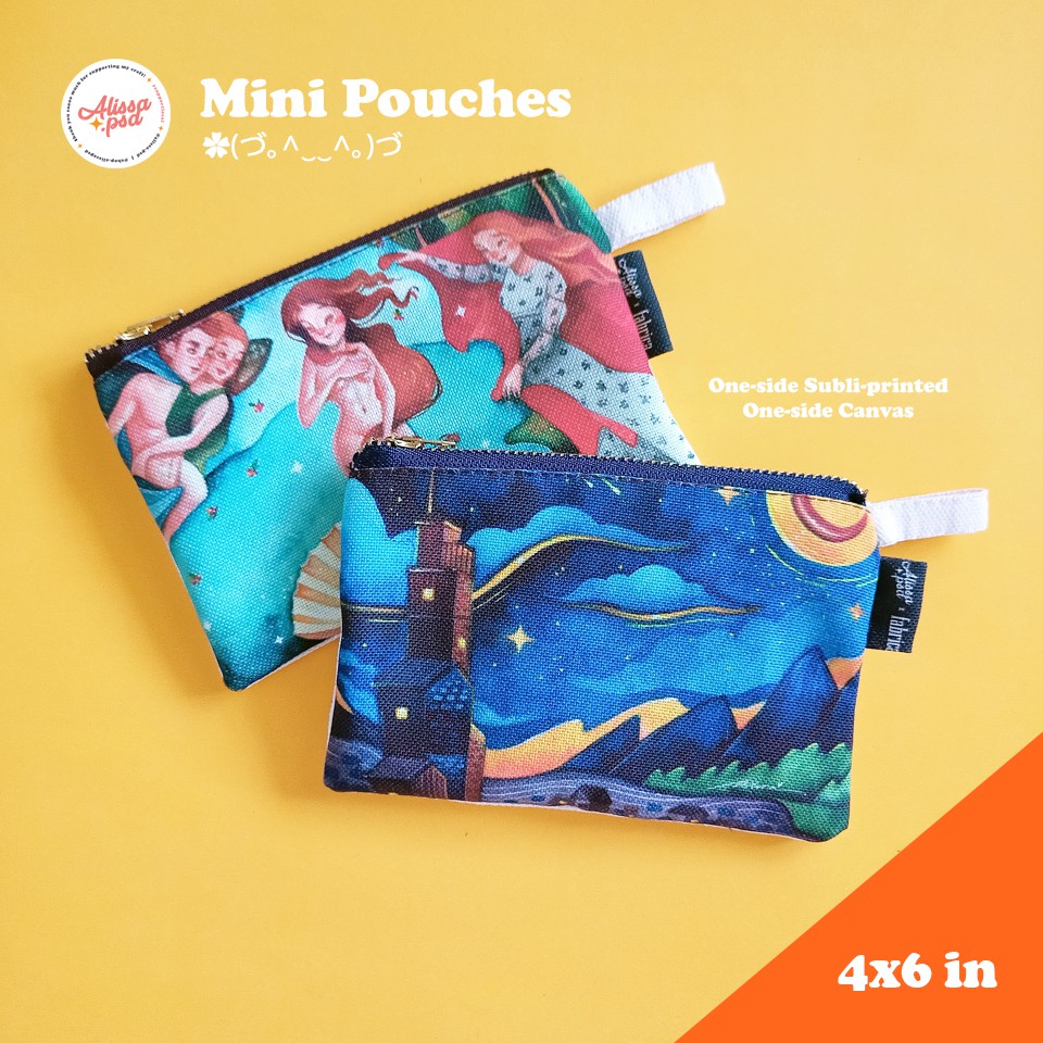 Mini Pouches Starry Night Birth of Venus | Shopee Philippines