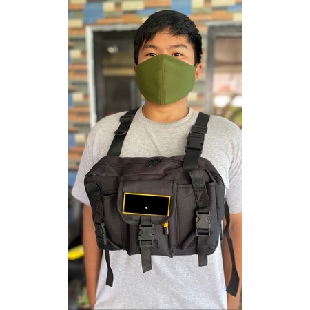 Chest Bag Rig Bag For Men Multi Function Motor Bag Strap Vest