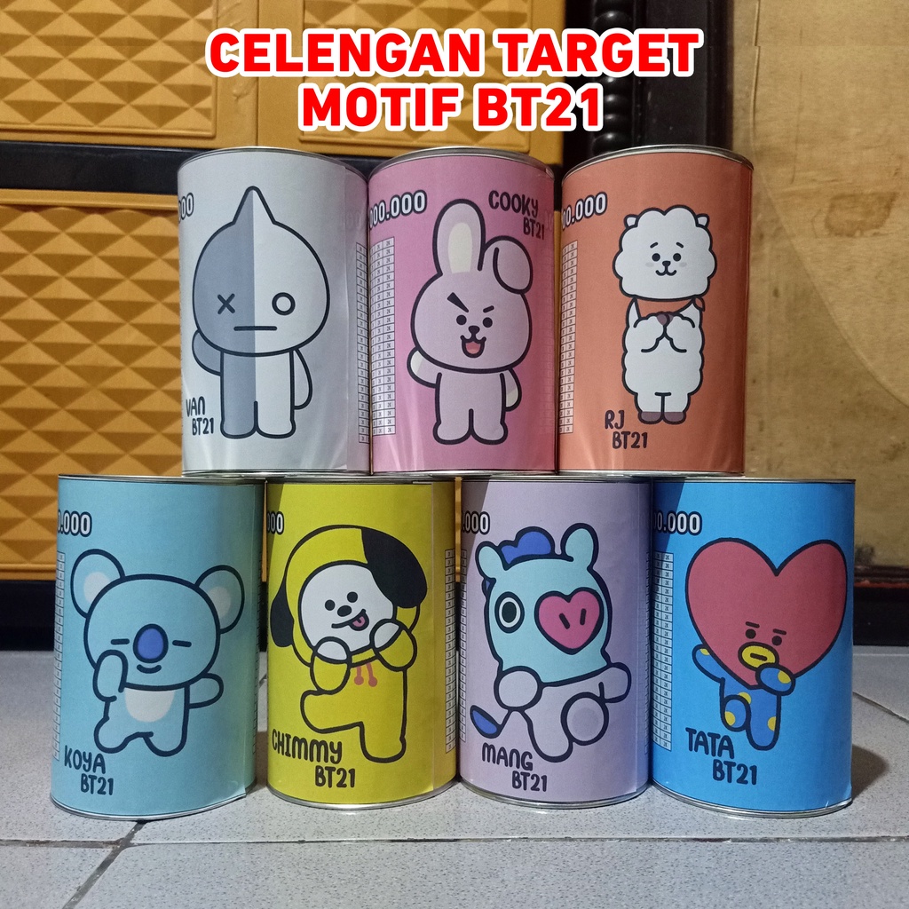 Piggy Bank/Character TARGET Piggy Bank/Bt21/SMALL Size Shopee Philippines